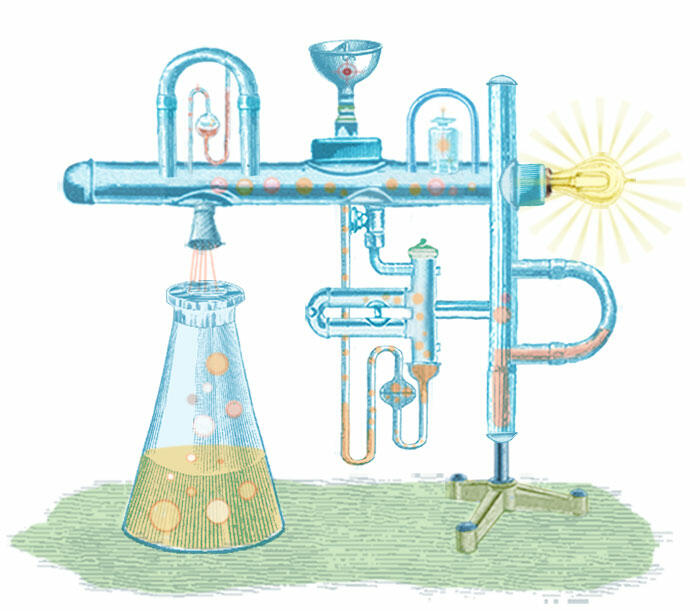 Illustration of a lab