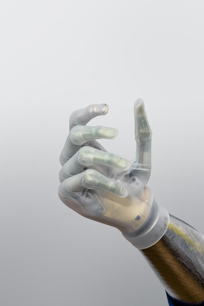 Bionicman's bionic hand in motion