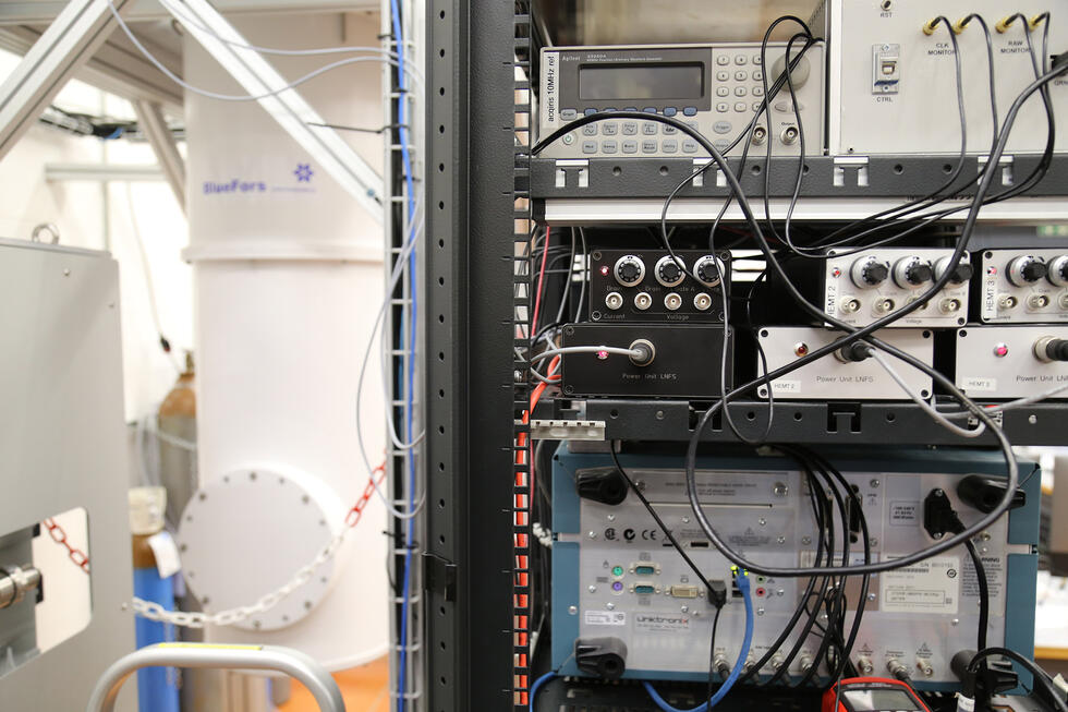 A quantum computer laboratory 