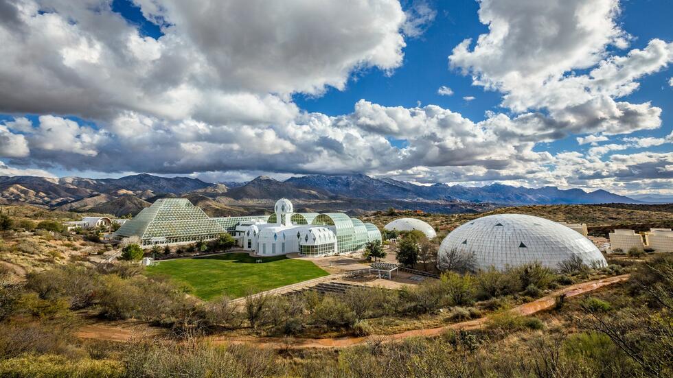 Biosphere II building