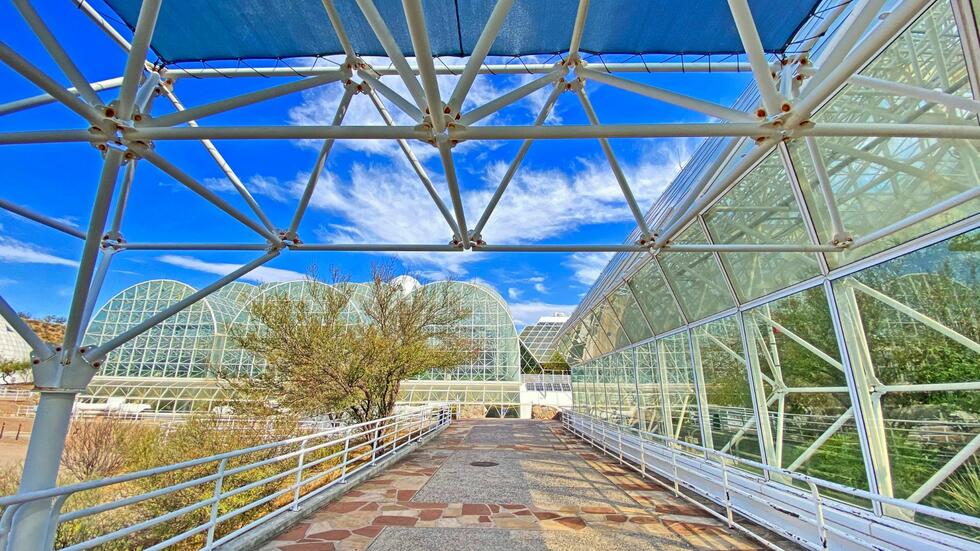 Biosphere II greenhouse structure