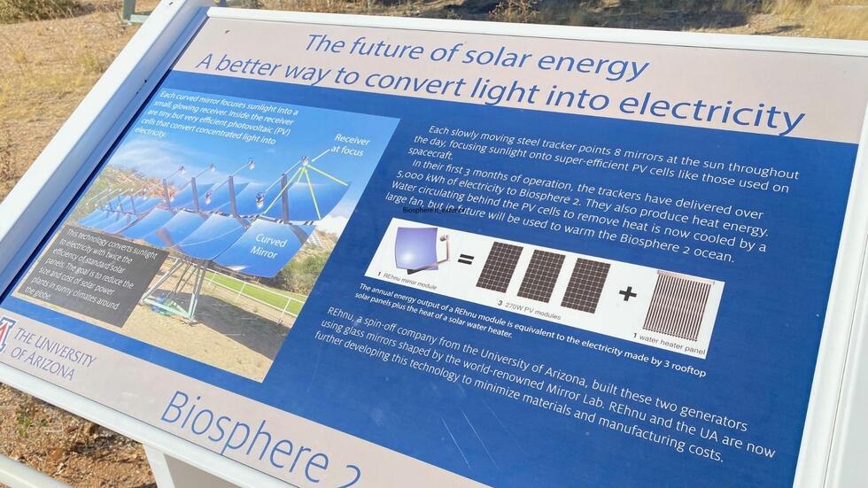 Biosphere II solar energy