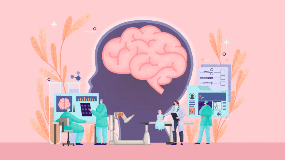 Illustration Neuromate "Brain" animated
