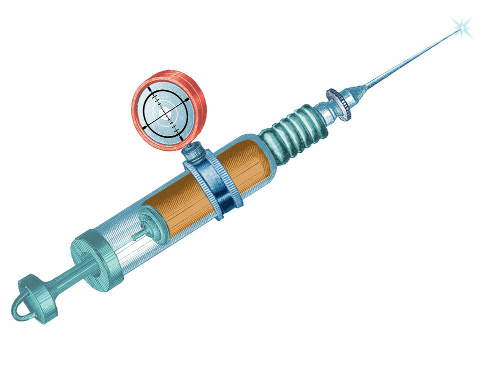 Illustration of a vaccination