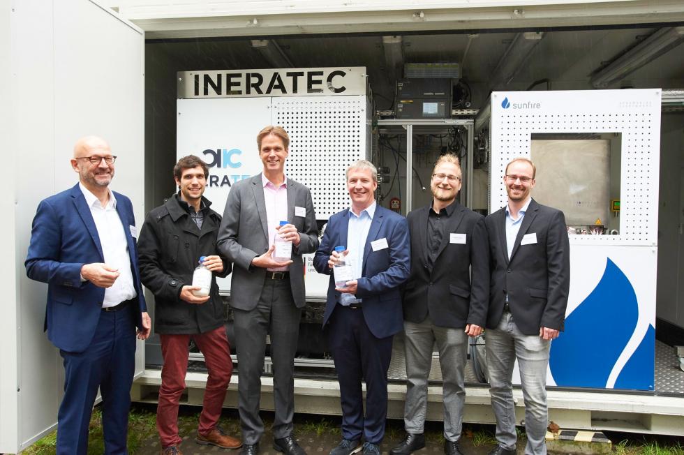 The team &quot;E-Fuel&quot; from the Karlsruher Institut für Technologie (KIT)