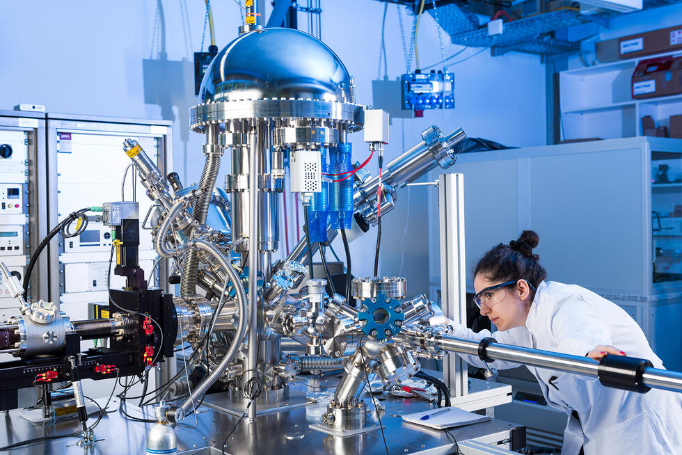 Woman working at laboratory